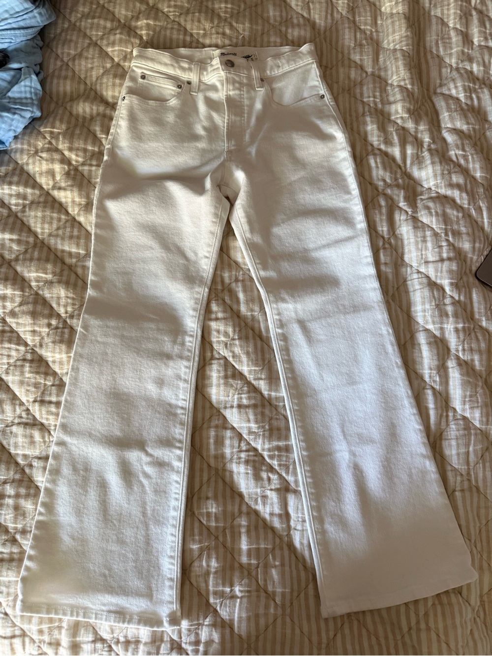 Madewell NWT the stretch Flare crop Jean size 27